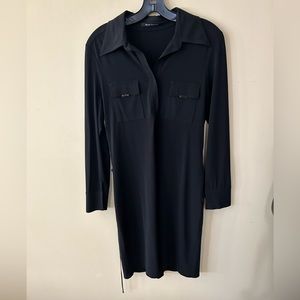 Elie Tahari - Black Shirt Dress - 10P